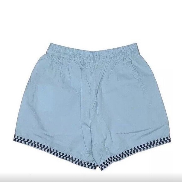 Julia Amory Shorts Blue Embroidered - Picture 2 of 2